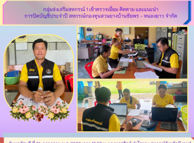 กลุ่มส่งเสริมสหกรณ์ 1 เข้าตรวจเยี่ยม ติดตาม และแนะนำ ... พารามิเตอร์รูปภาพ 4